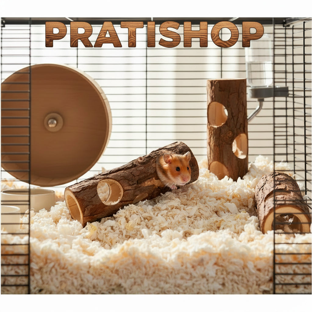 Cachette Naturelle en Bois – Refuge pour Petits Animaux