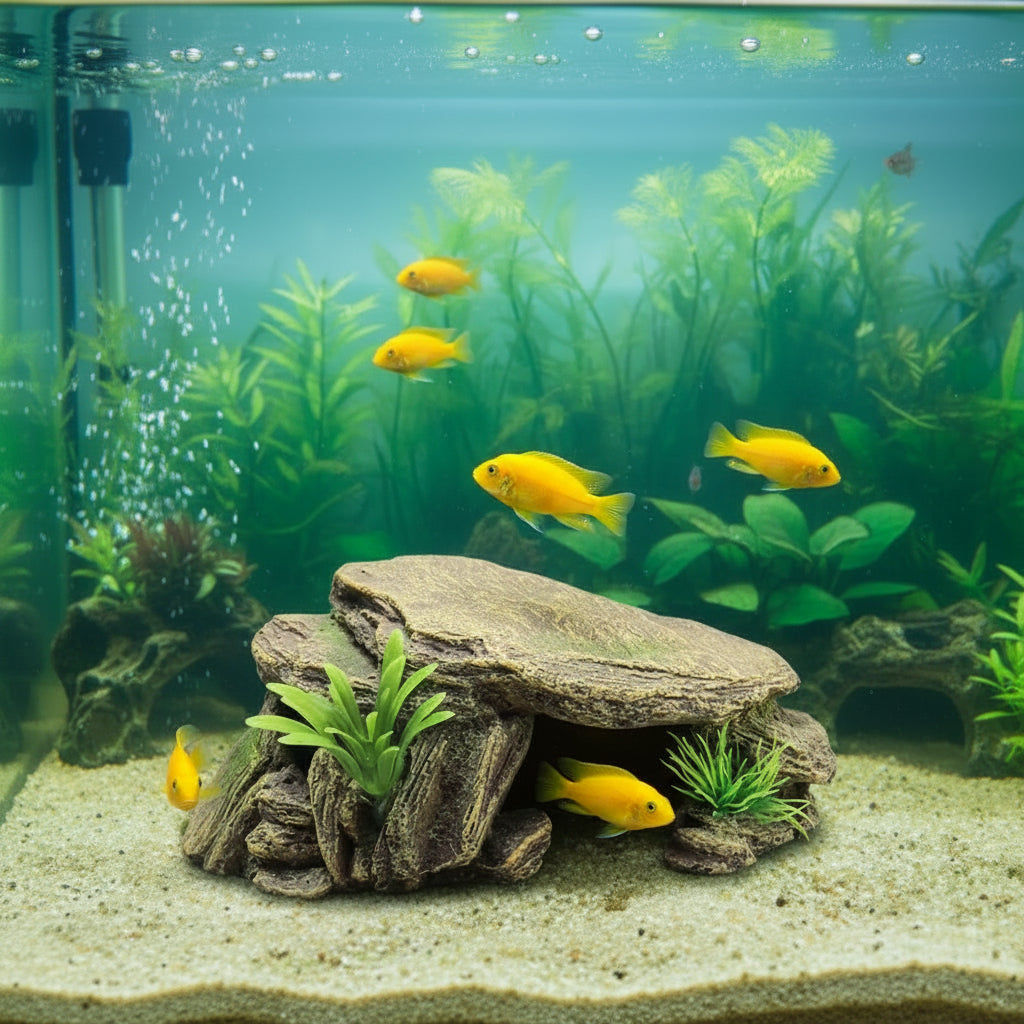 Rocher Décoratif Aquarium & Vivarium
