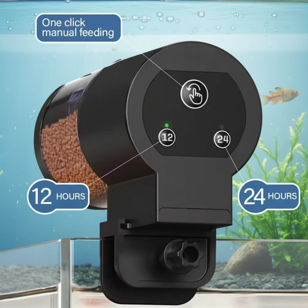 Distributeur Automatique de Nourriture pour Poissons – 12h/24h