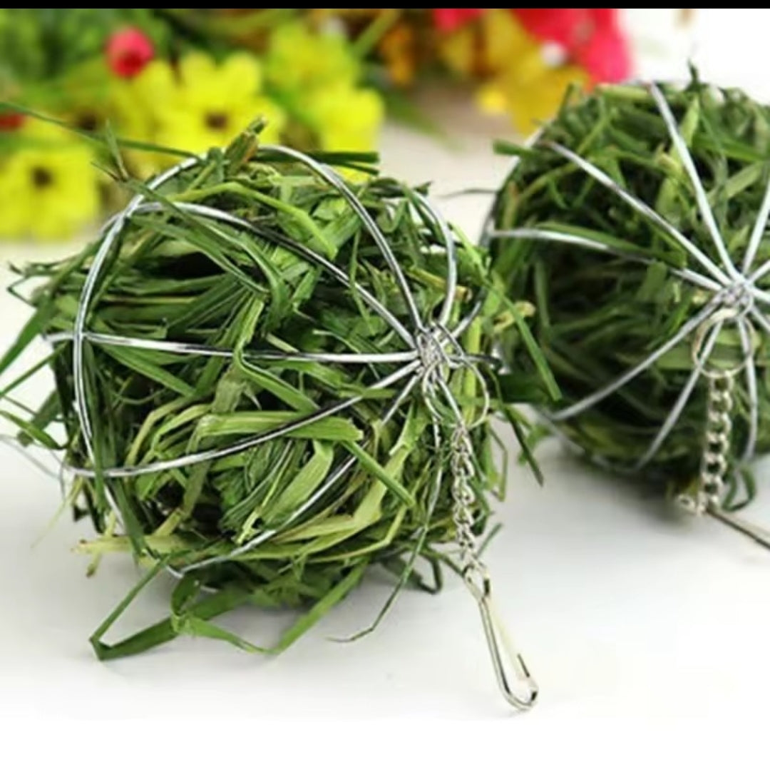 Boule Distributrice de Foin en Inox – Lapin & Rongeurs